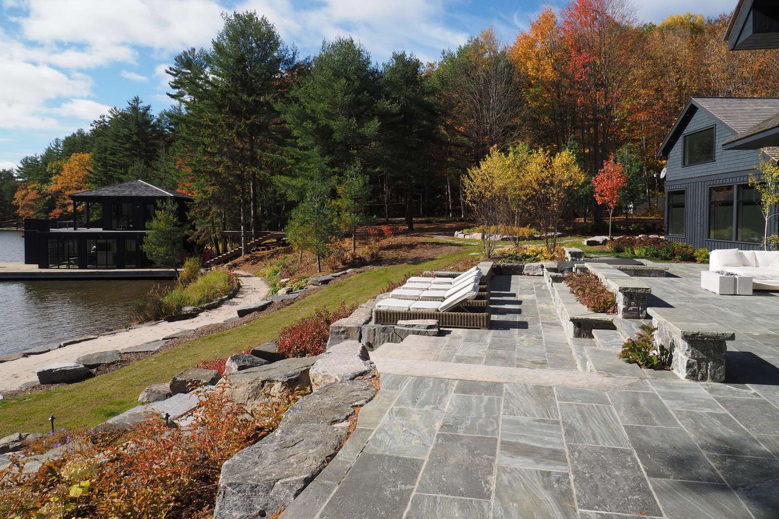 Patio and Waterfront