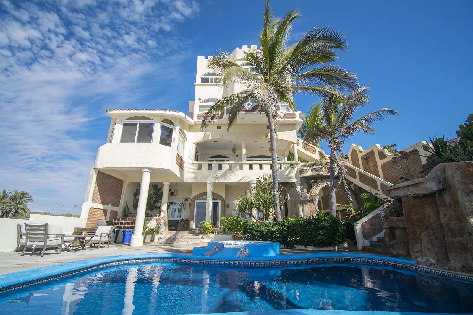 Private beachfront home - property