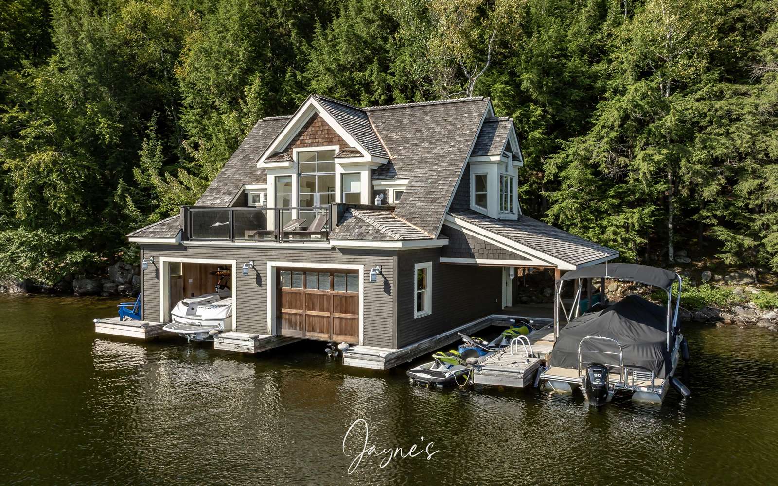 Boathouse & Upper Living Area