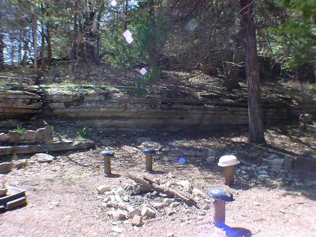 Fire pit area.