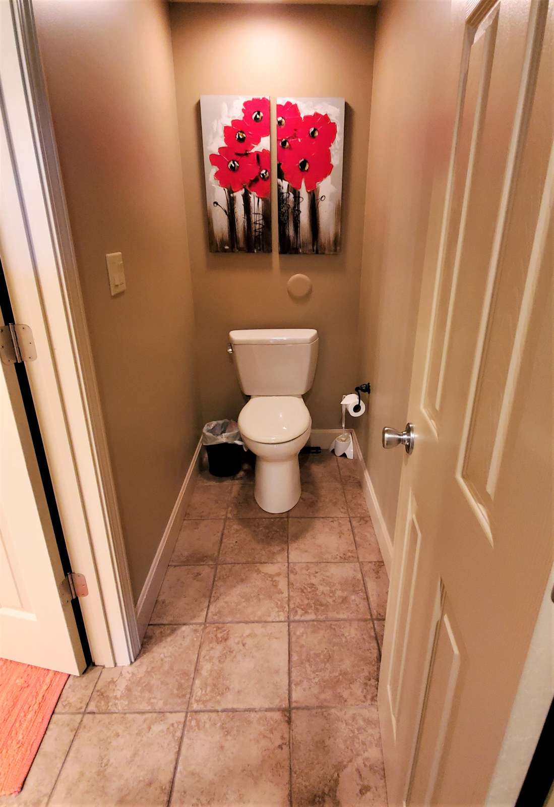 Separate toilet area