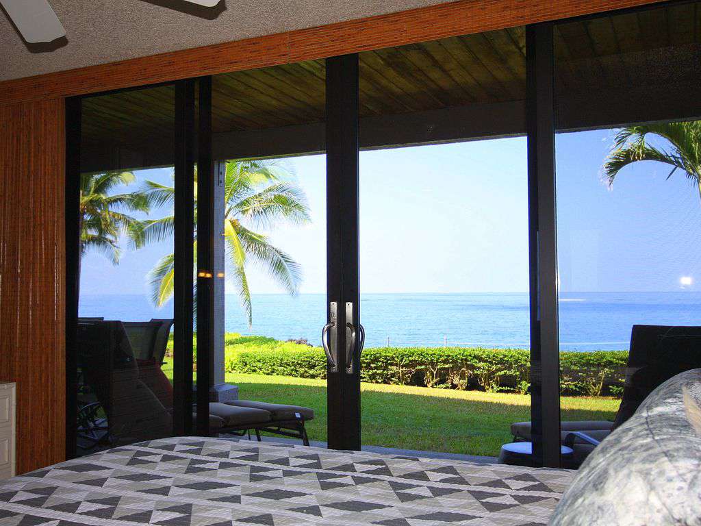 Yes, this is your view from the master bedroom!