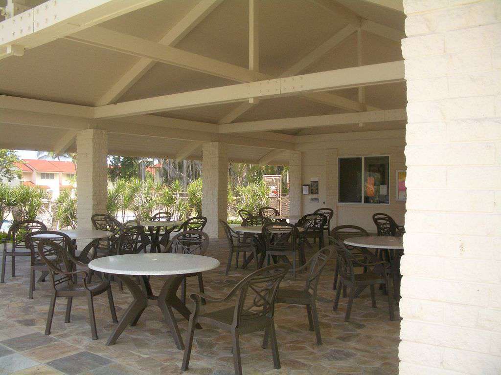 Pavilion located near the pool and tennis courts.