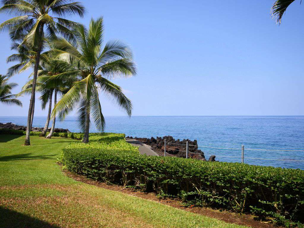Looking southwest from the lanai of your unit.