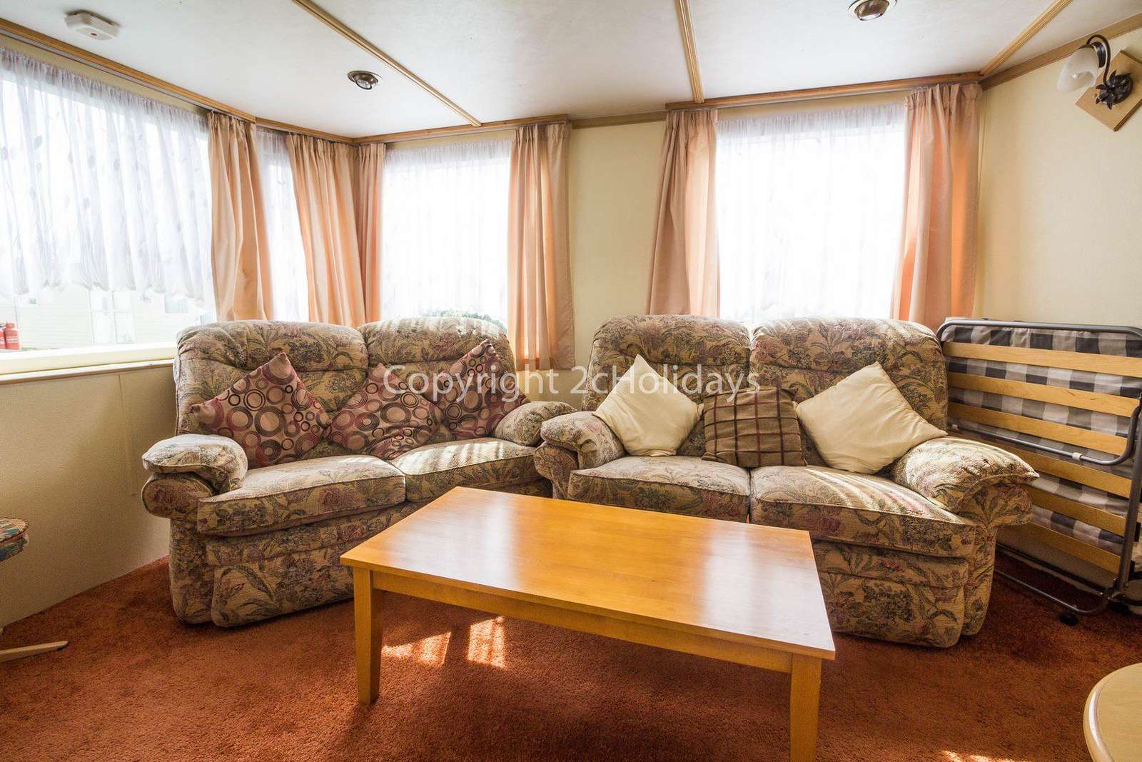 Don't forget to download your loyalty card after staying in this caravan for hire.