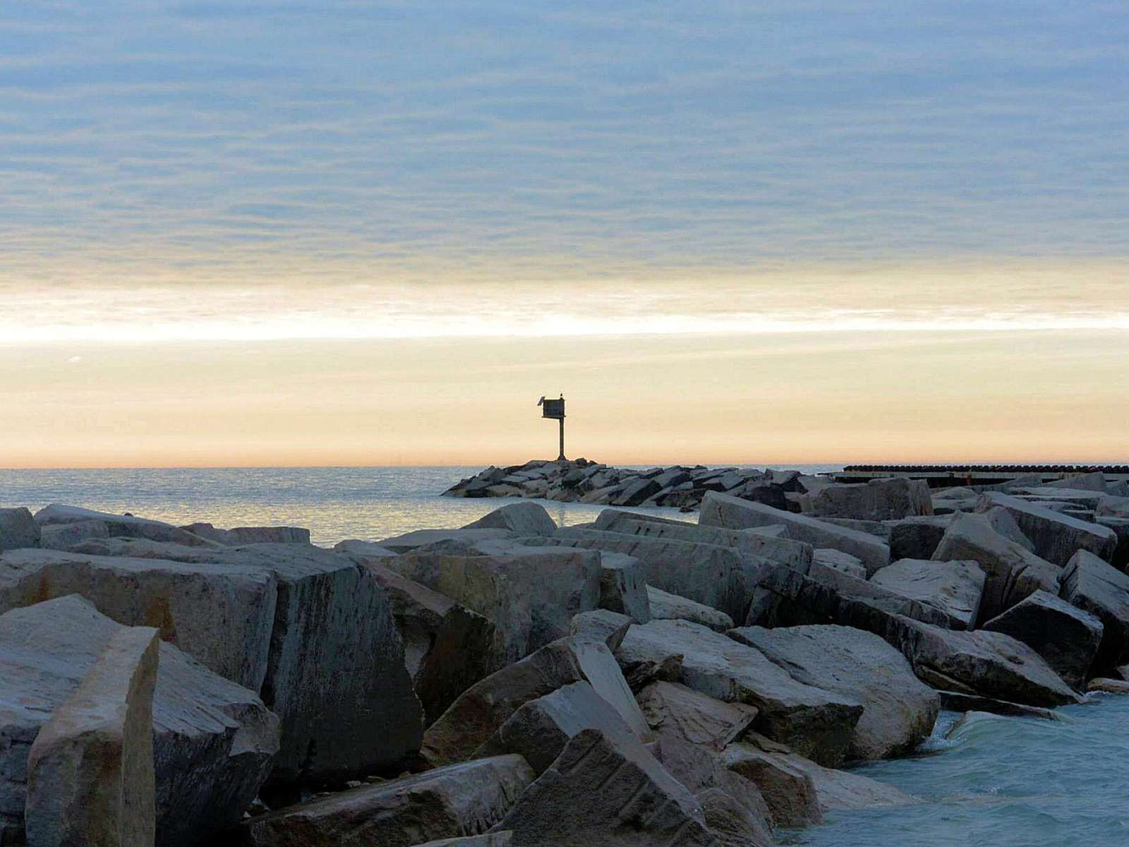 Breakwater Sunset - New Buffalo