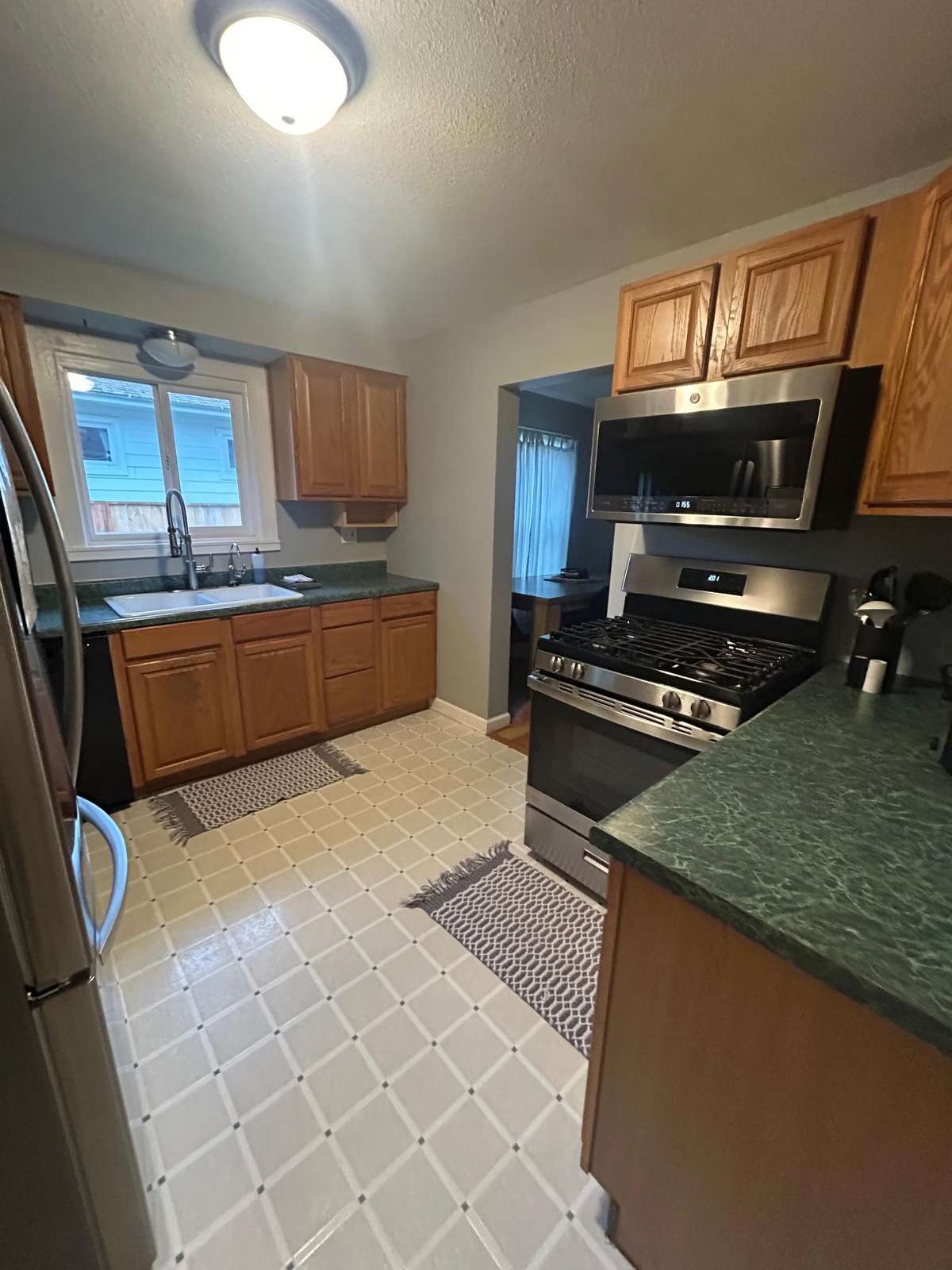 Cozy kitchen with modern appliances and ample storage