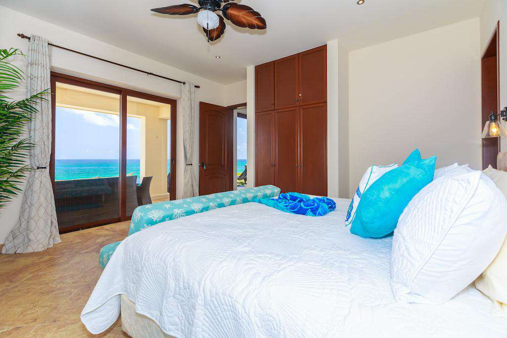Views from each King Bed bedroom of the Caribbean