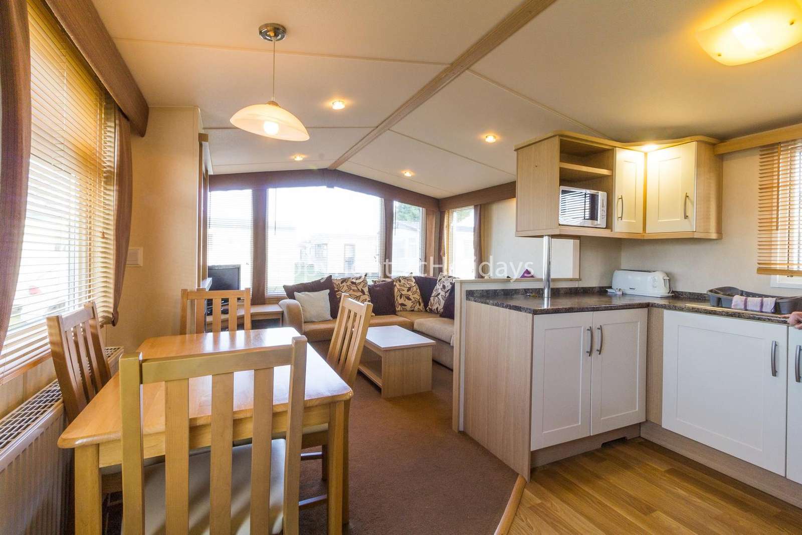 Light and airy accommodation