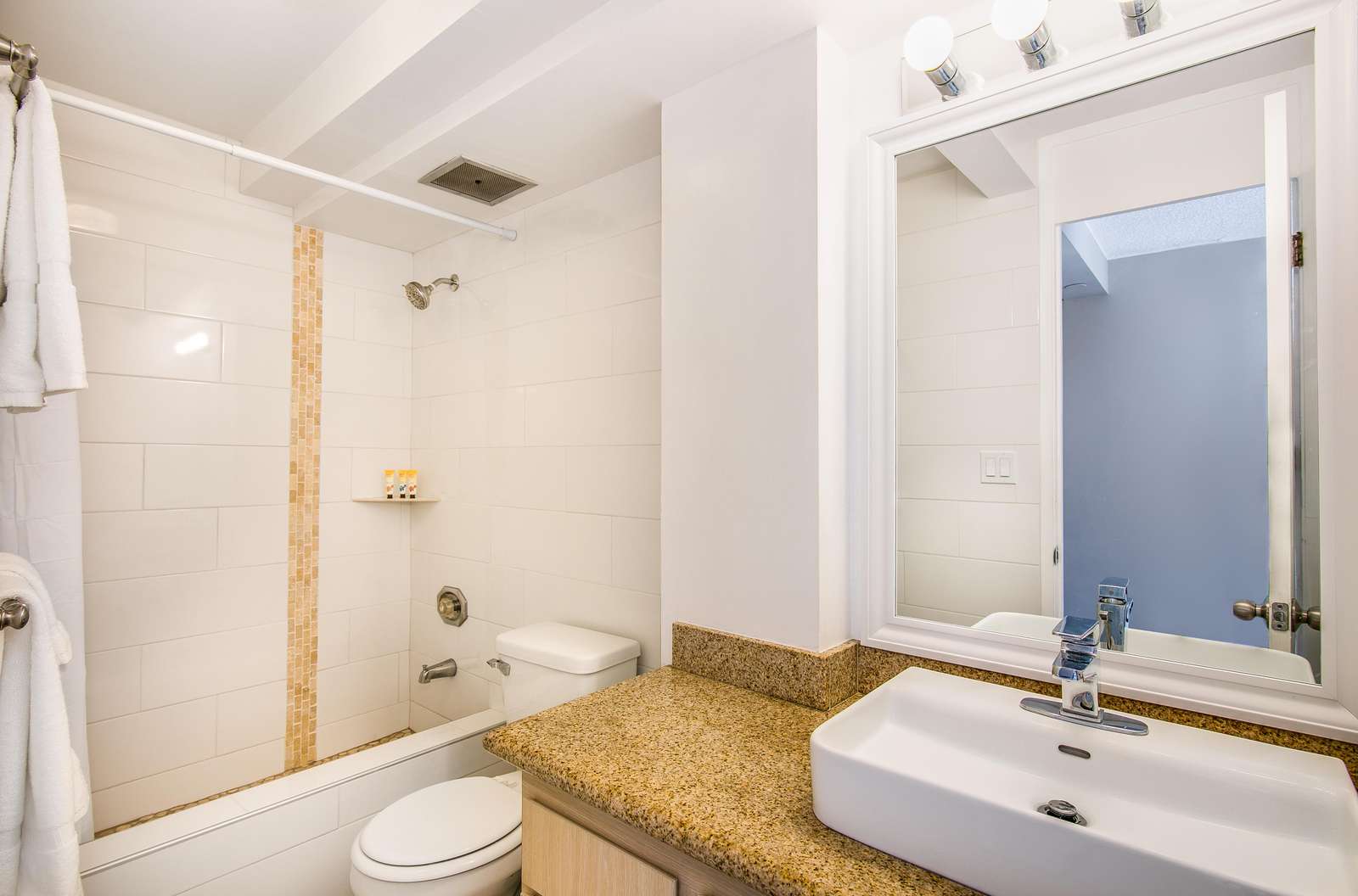 Bright Modern and super clean bathroom