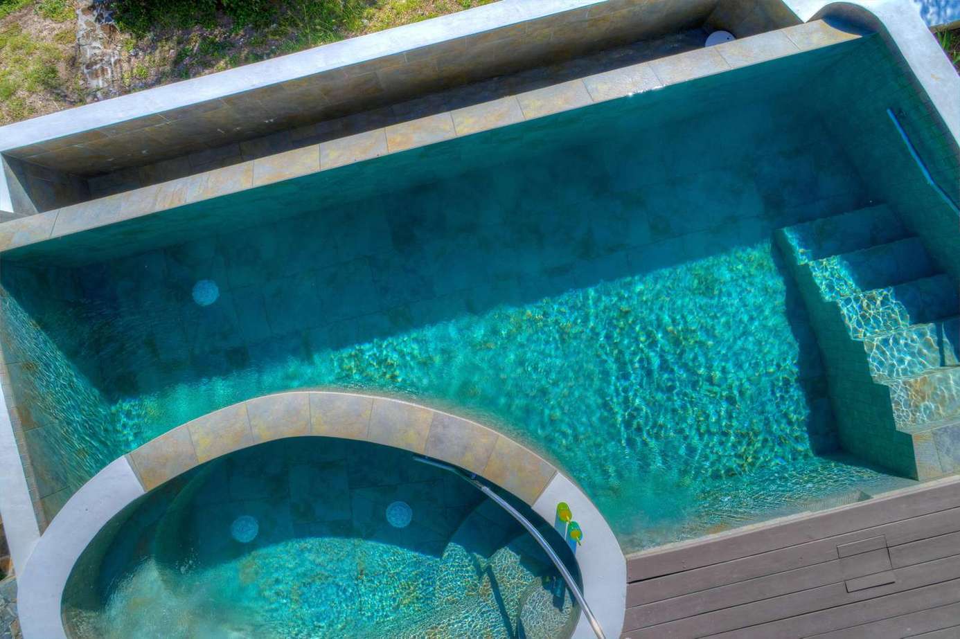 Private pool and spa retreat for ultimate relaxation