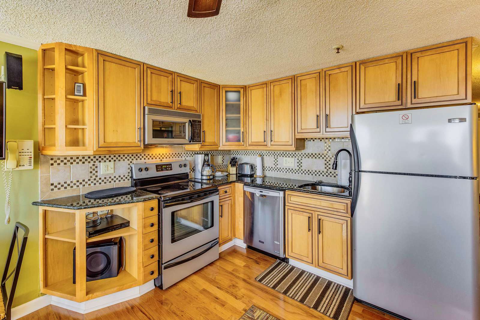 The kitchen! Where you can show of your culinary skills
