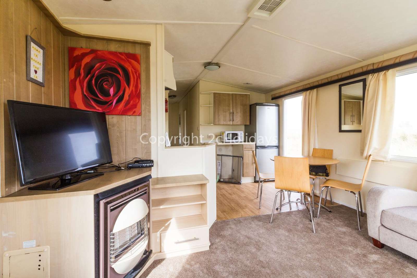 You can book this holiday and check in any day of the week.
