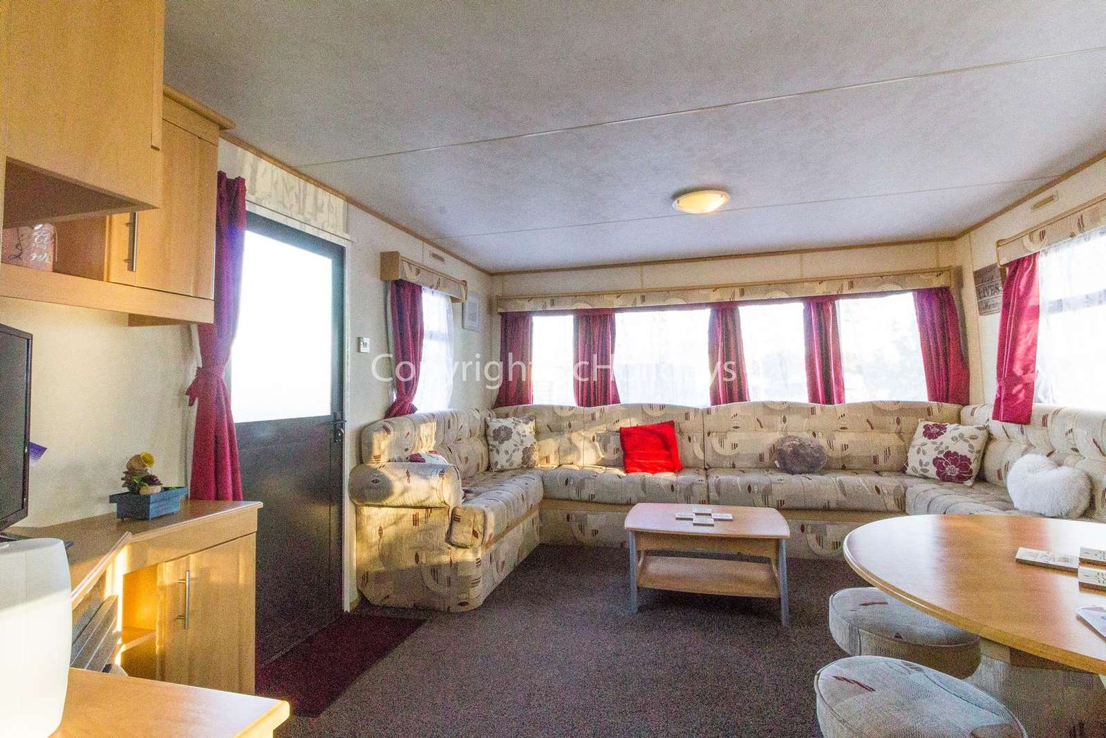 Don't forget to download your loyalty card after staying in this caravan for hire.