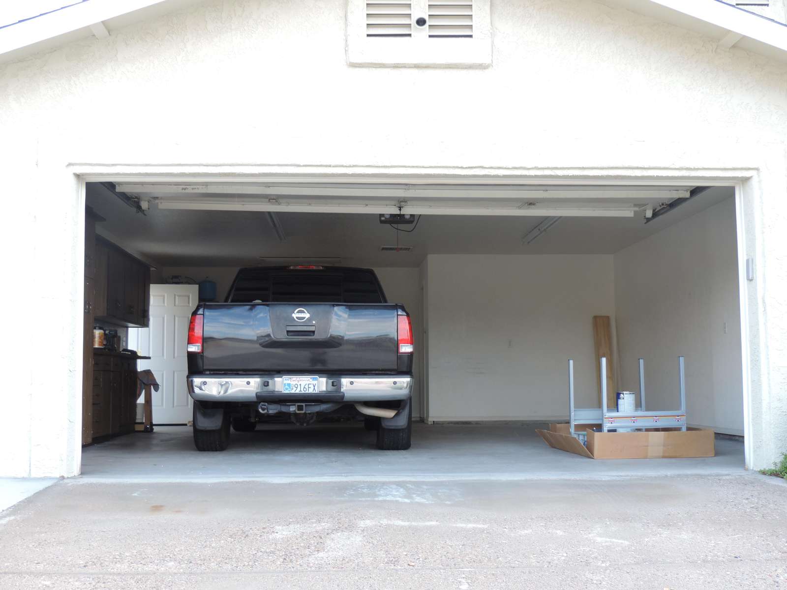 Two car garage