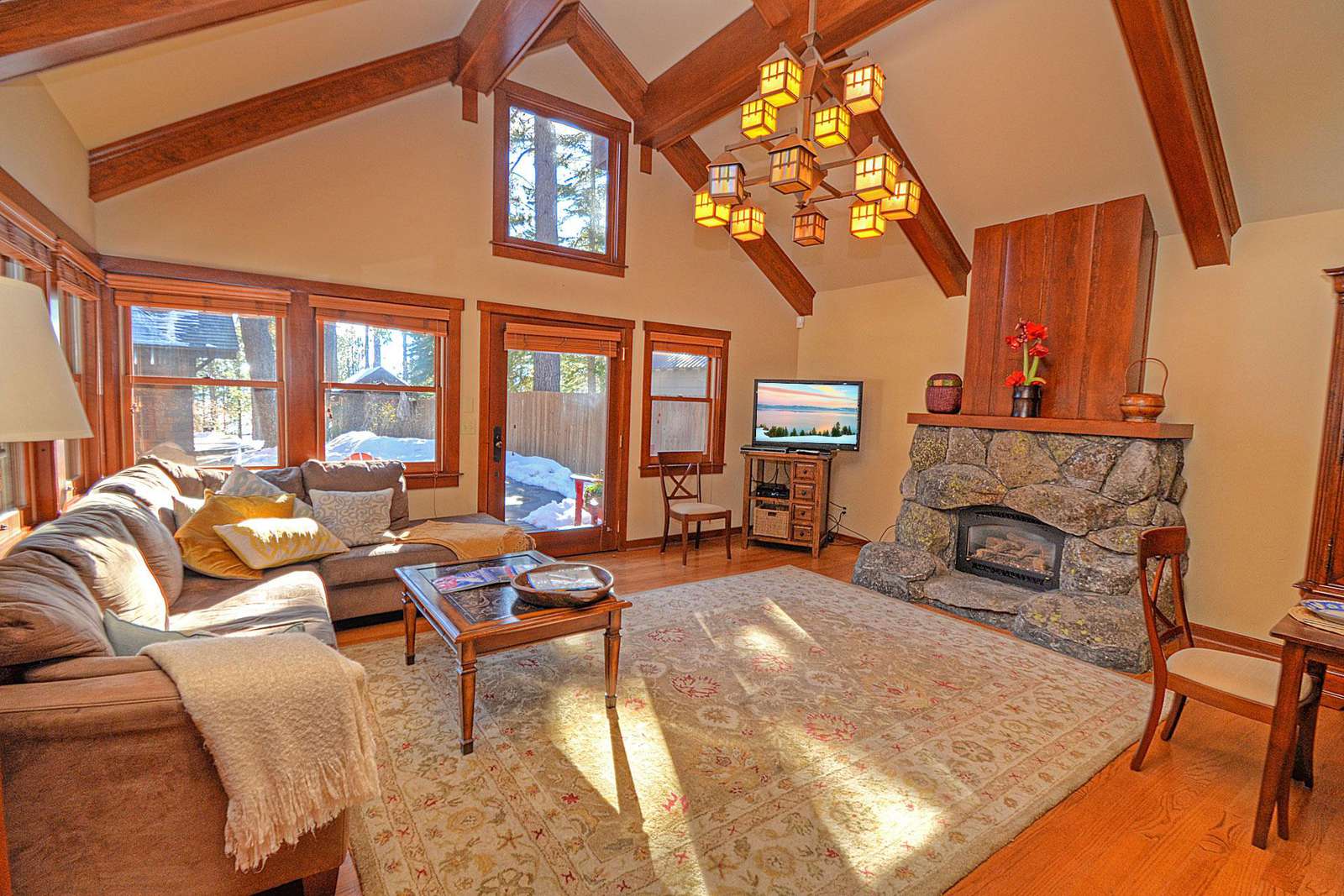 Lake Forest Cottage living room area