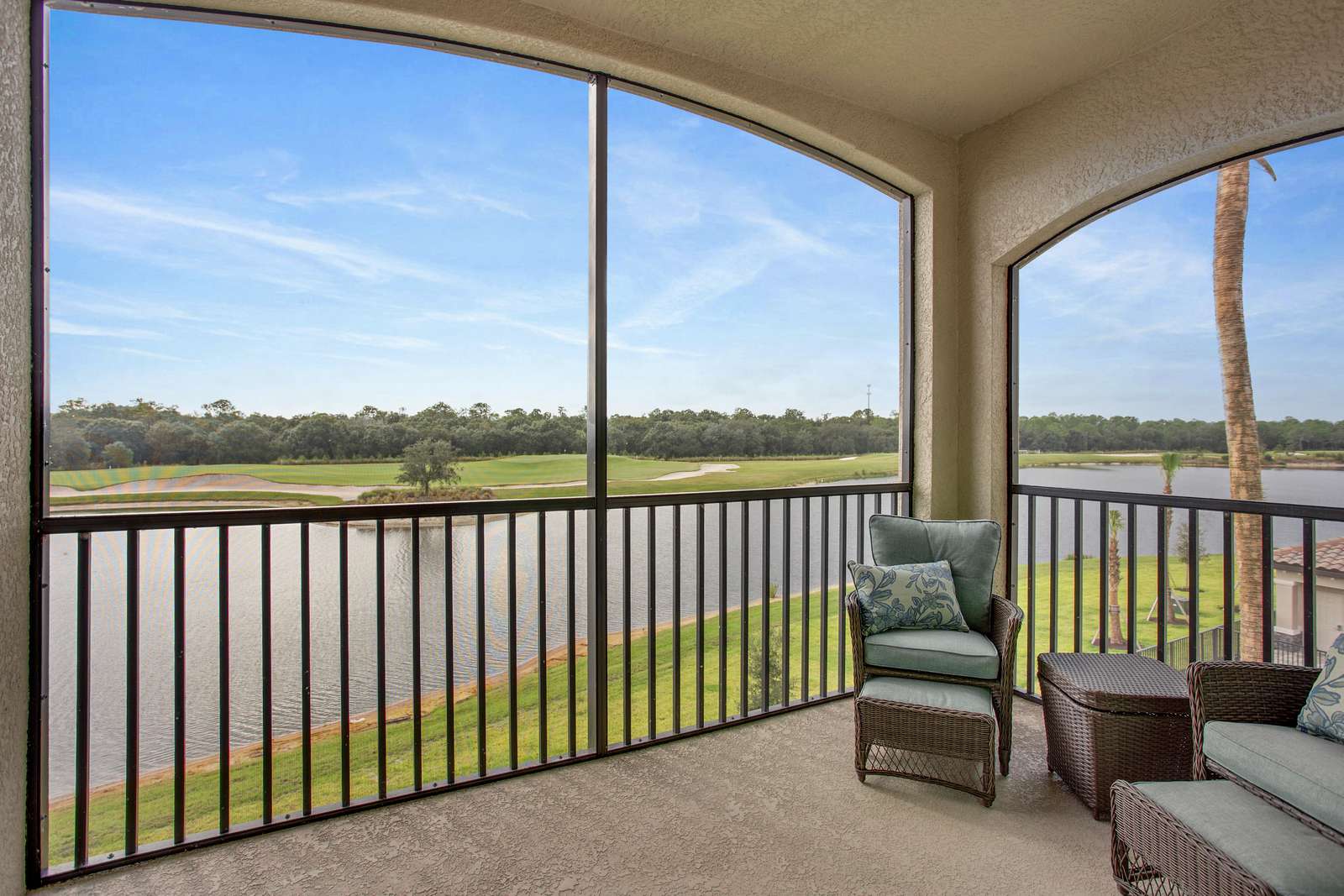 Beautiful View from the lanai golf and lake - property