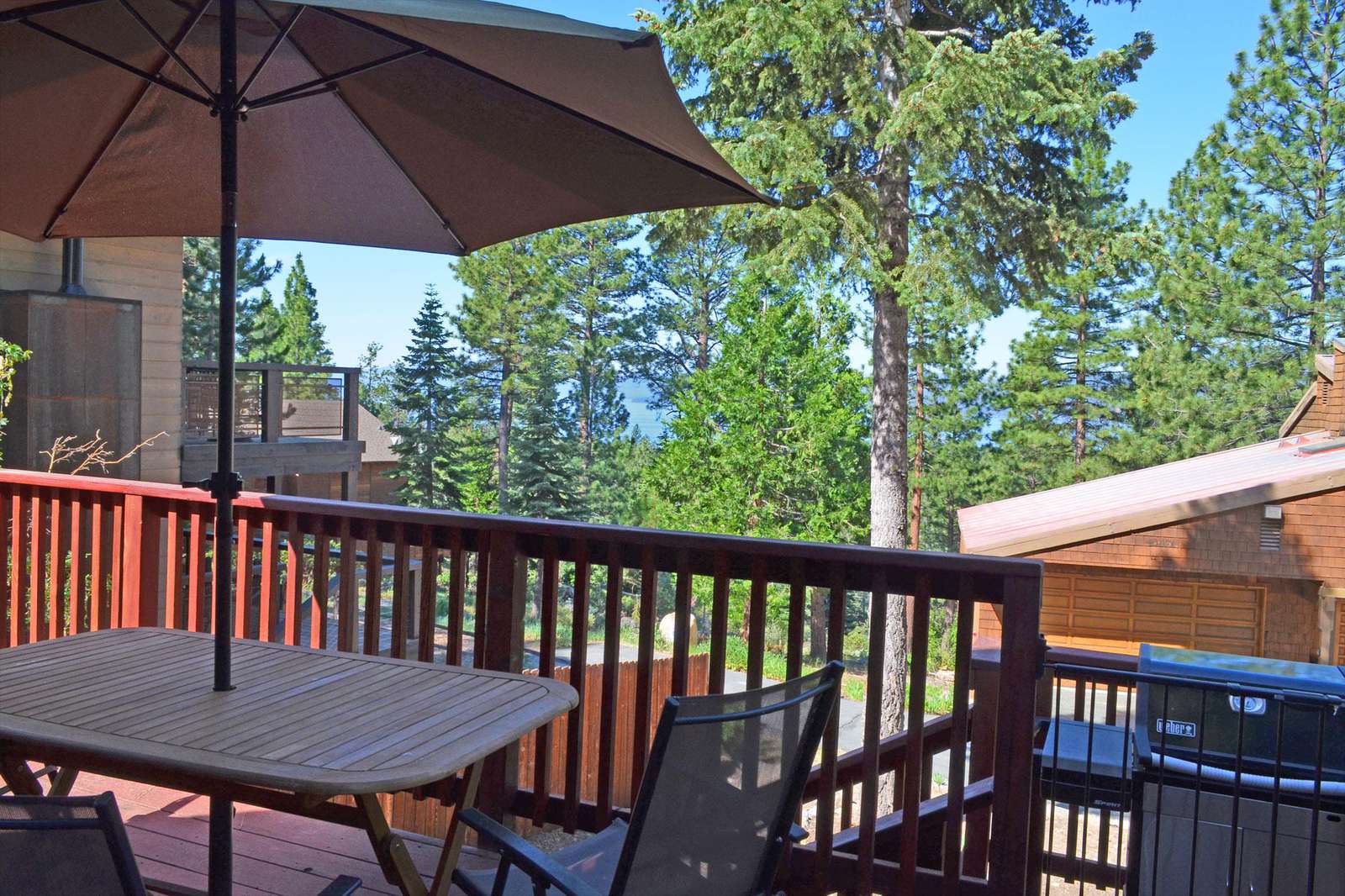 Back Deck with a view of Lake Tahoe