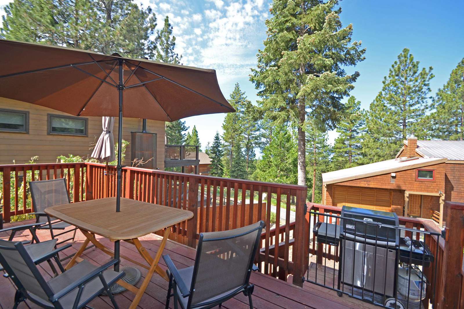 Back Deck with a BBQ