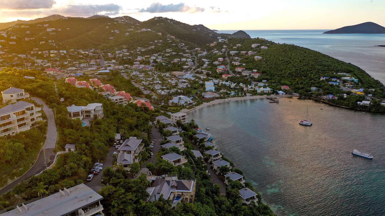 Water Bay and Sunset Reflections