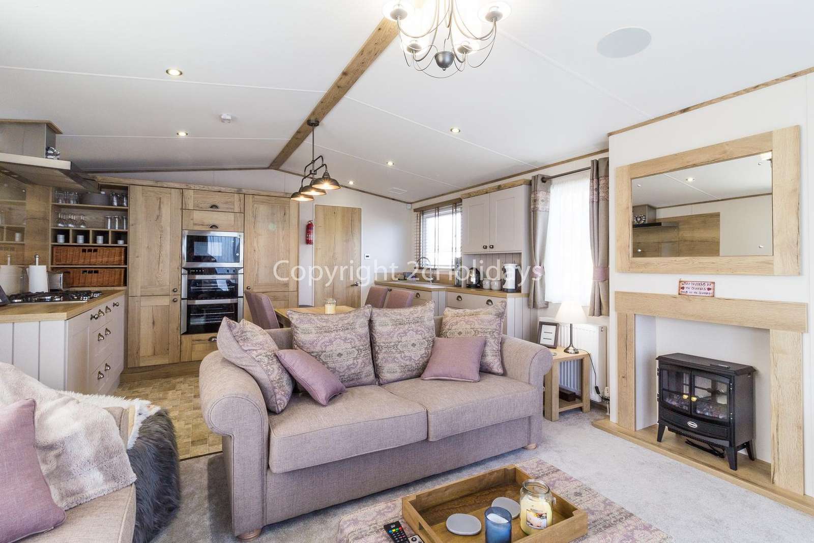 Come and stay in this private accommodation at Hopton Holiday Village.