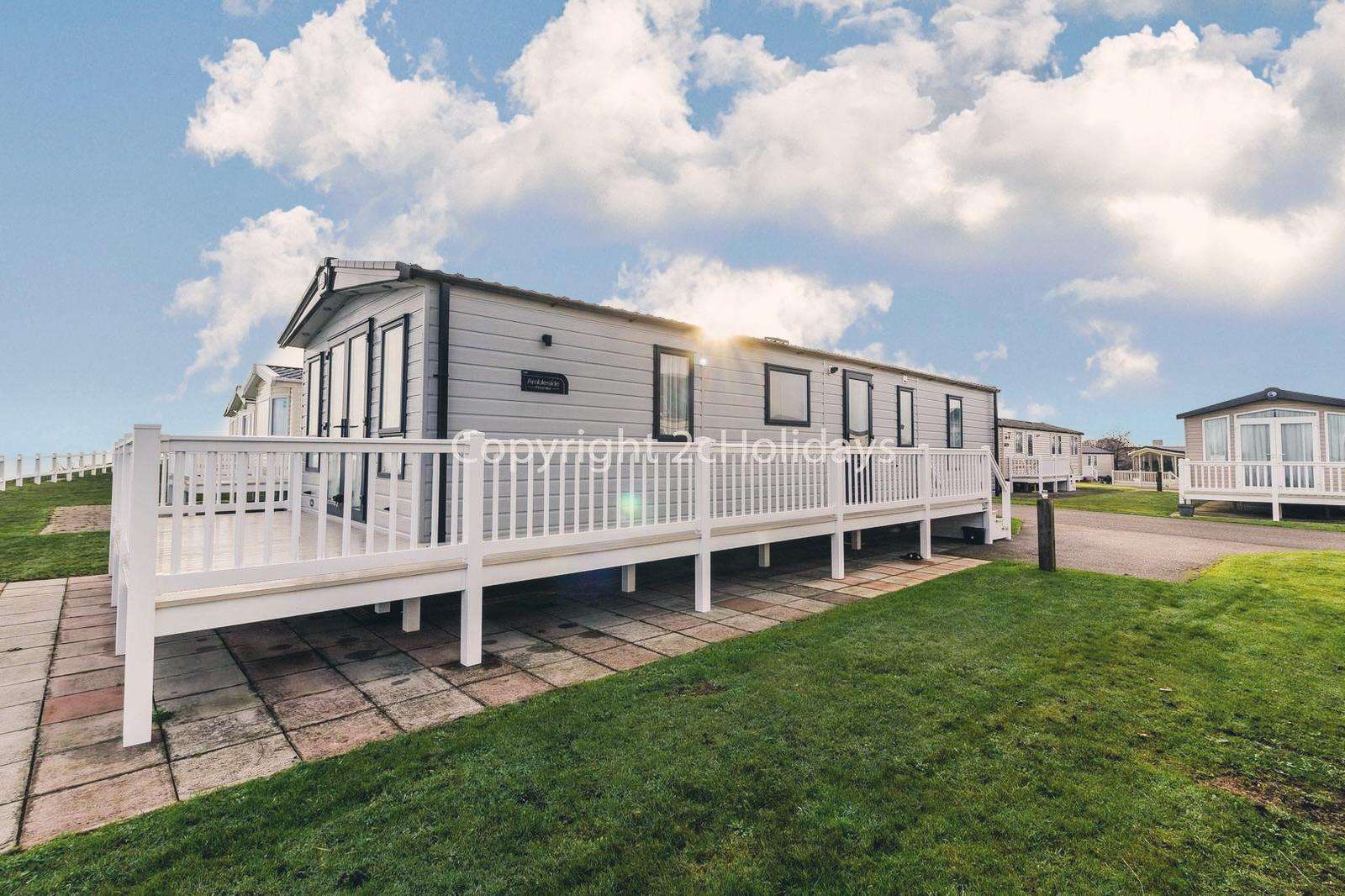 8 berth accommodation at Hopton Holiday Village