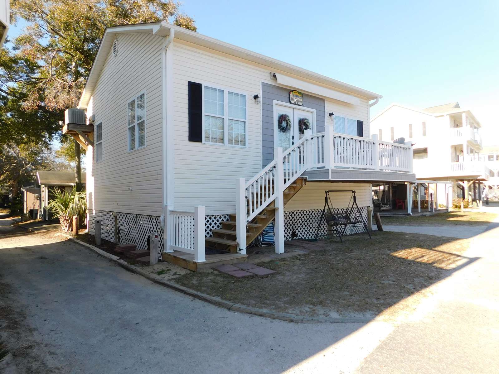 Side view of the house