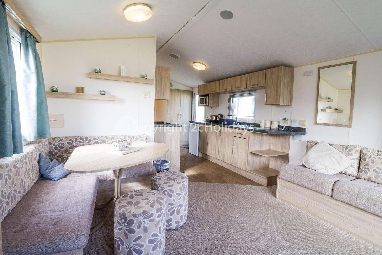 You can book this holiday and check in any day of the week.