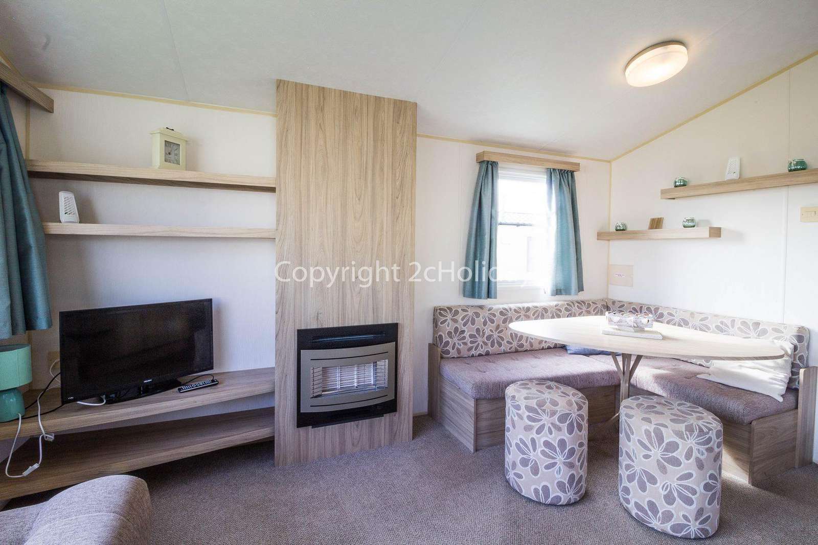 Don't forget to download your loyalty card after staying in this caravan for hire.