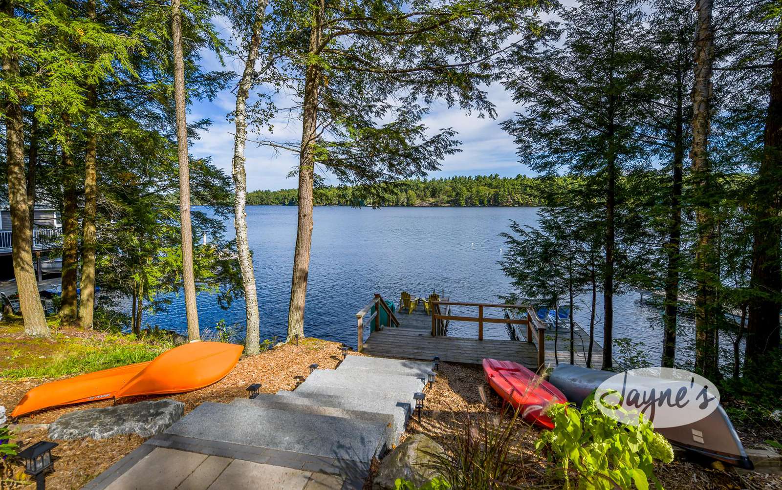 Stairway to Lake