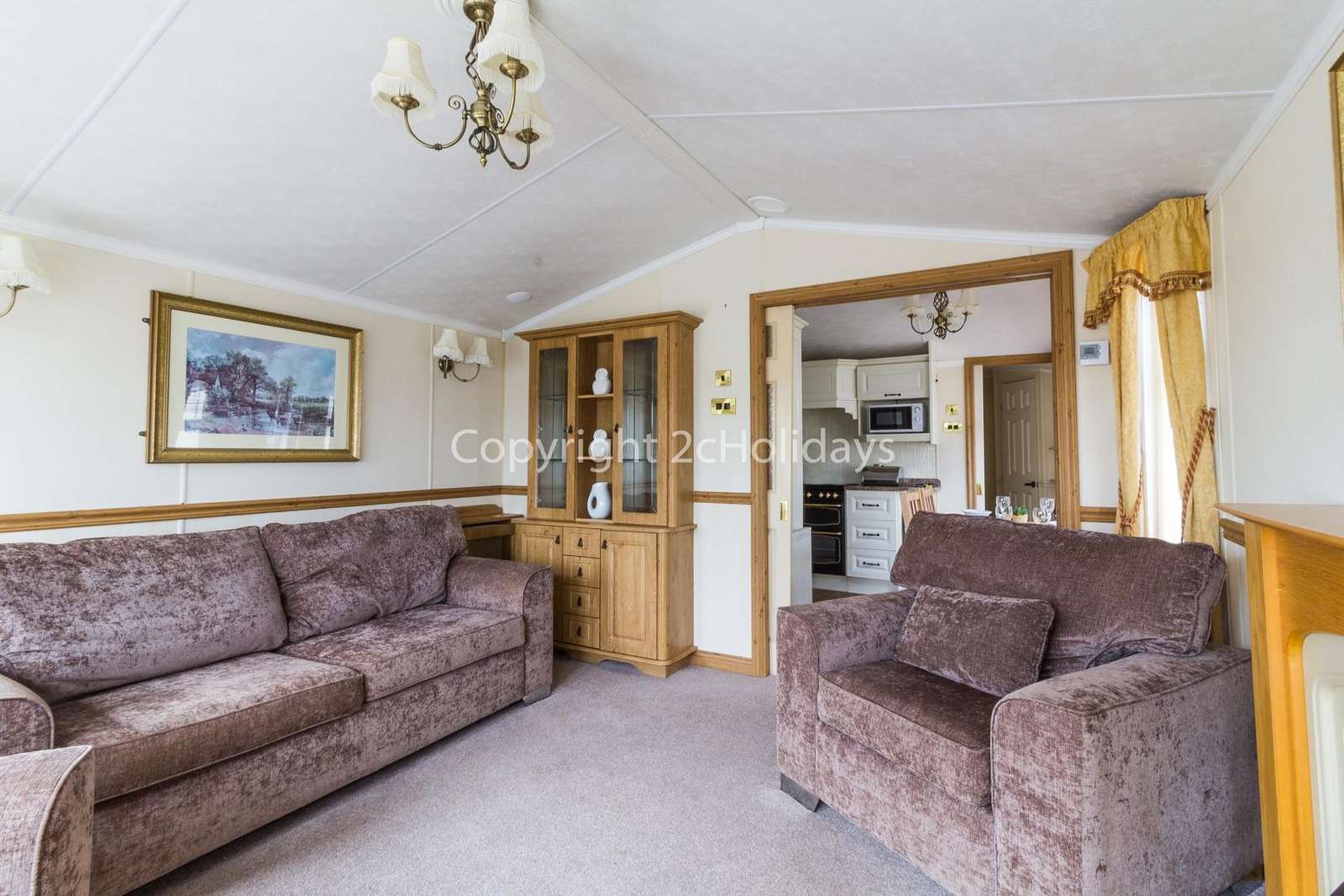 You can find a double sofa bed in this lounge