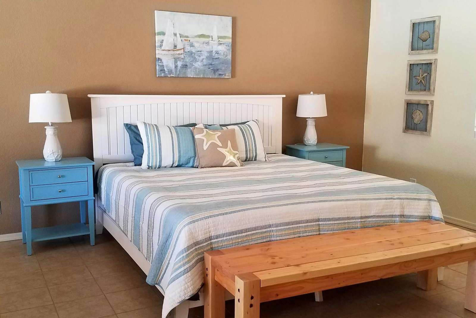 Turquoise Master Suite with King Bed