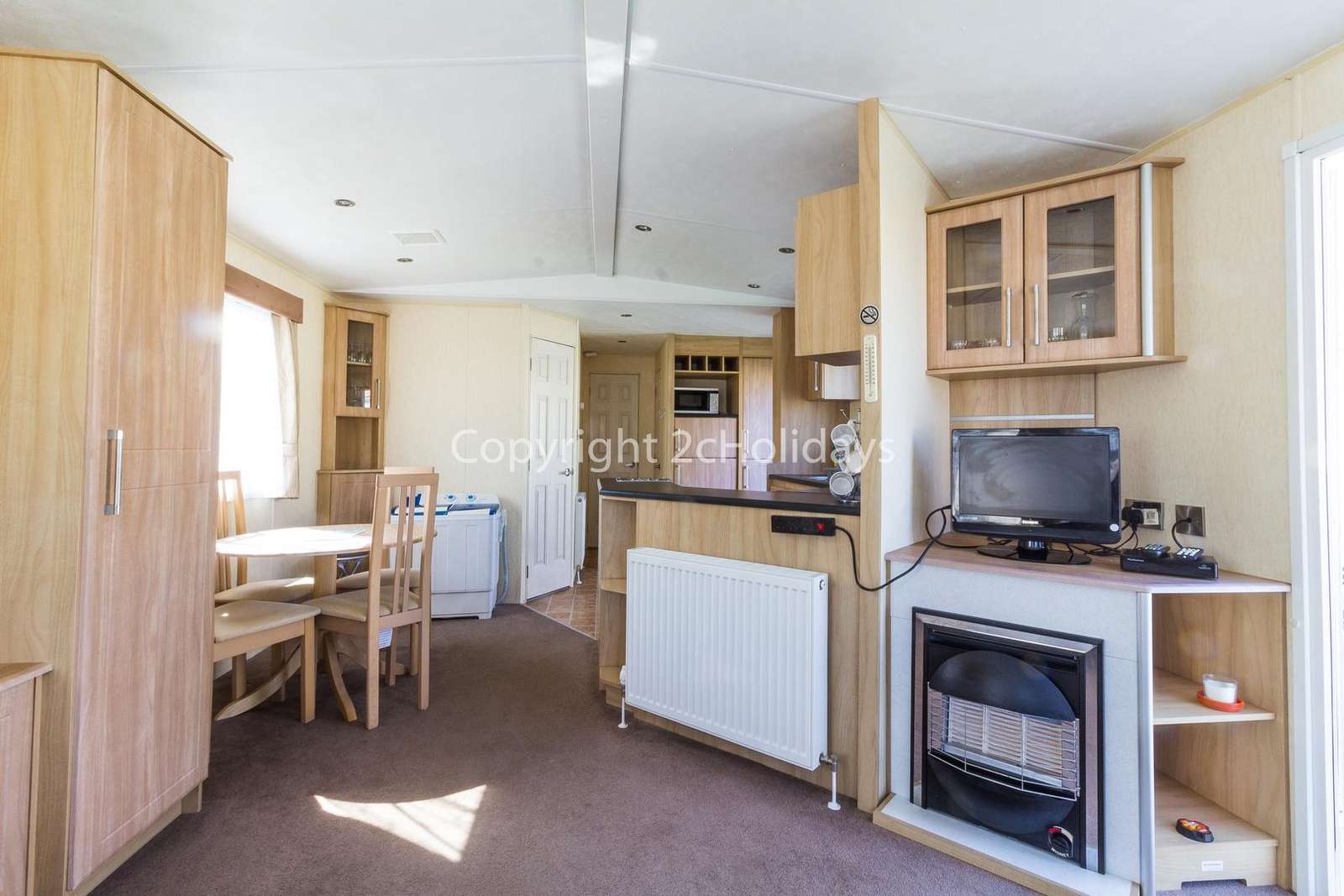 Open plan living/dining area!