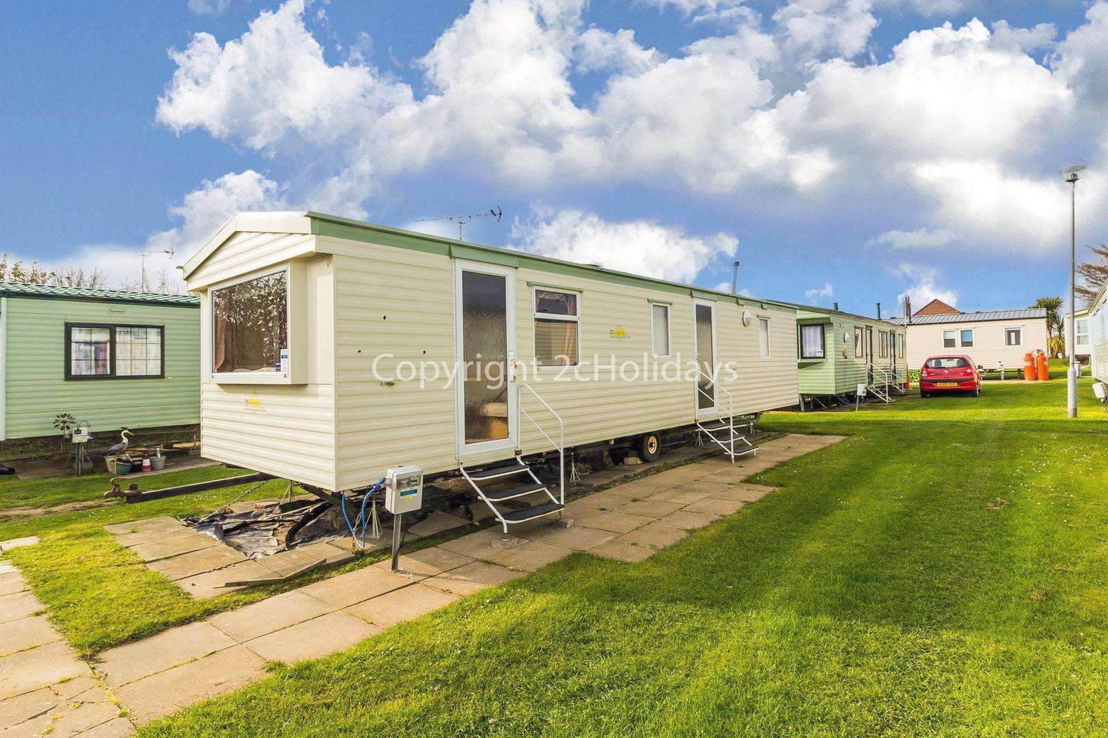 8 berth accommodation at California Cliffs Holiday Park.