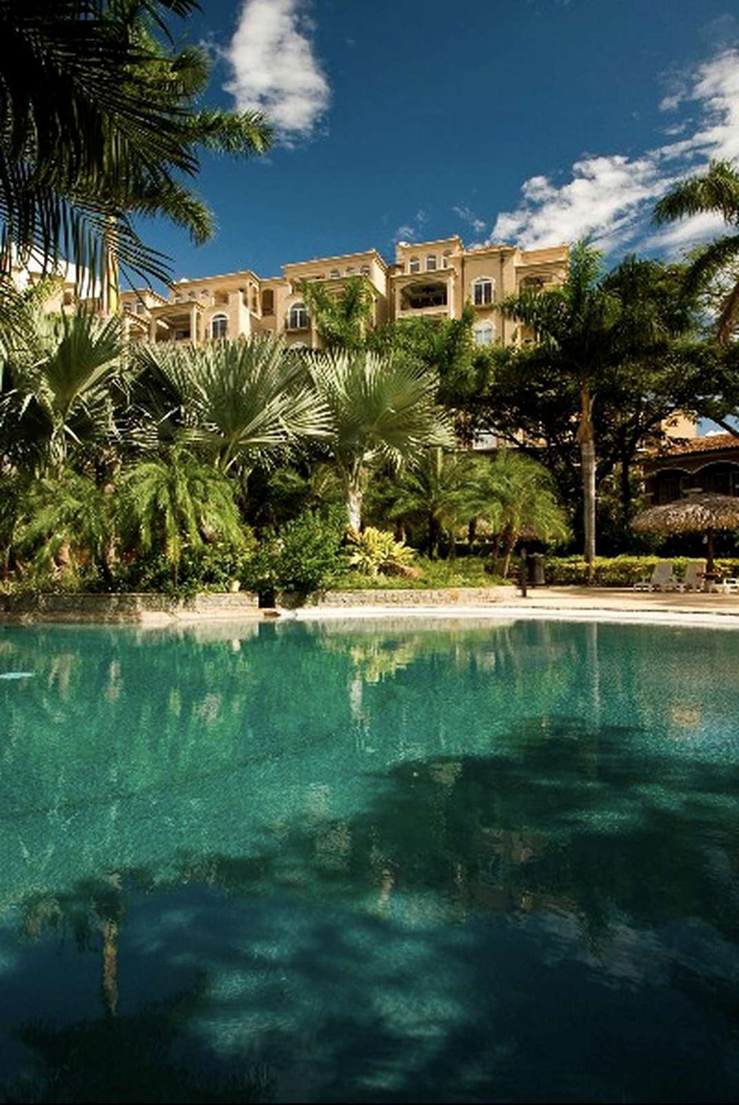 10,000 SF free form pool at the Diria resort