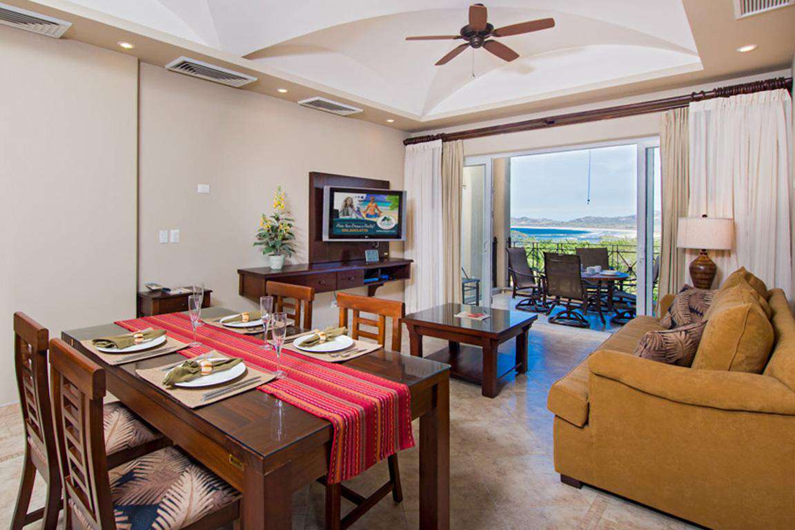 Dining area and view to living area