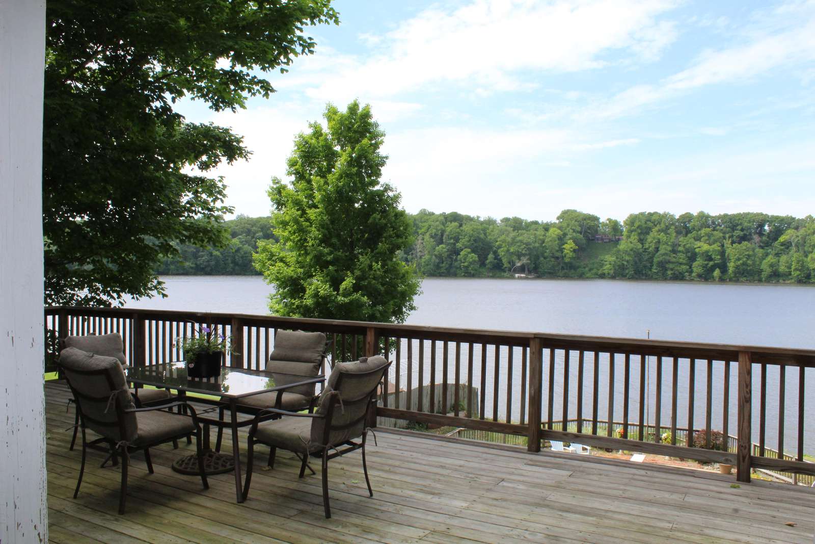 Deck with Lake Chapin View