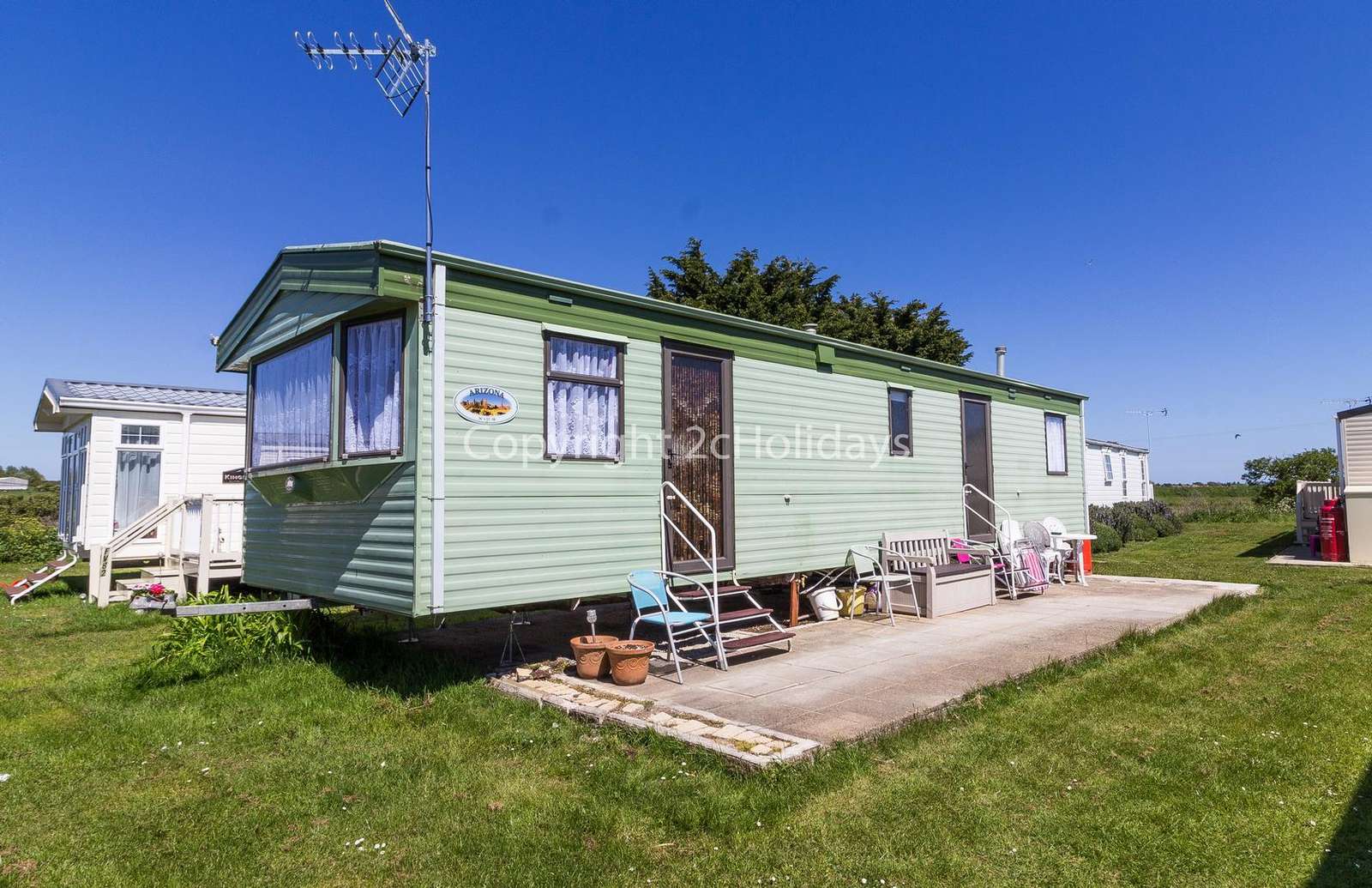 Lovely mobile home on a family holiday park.