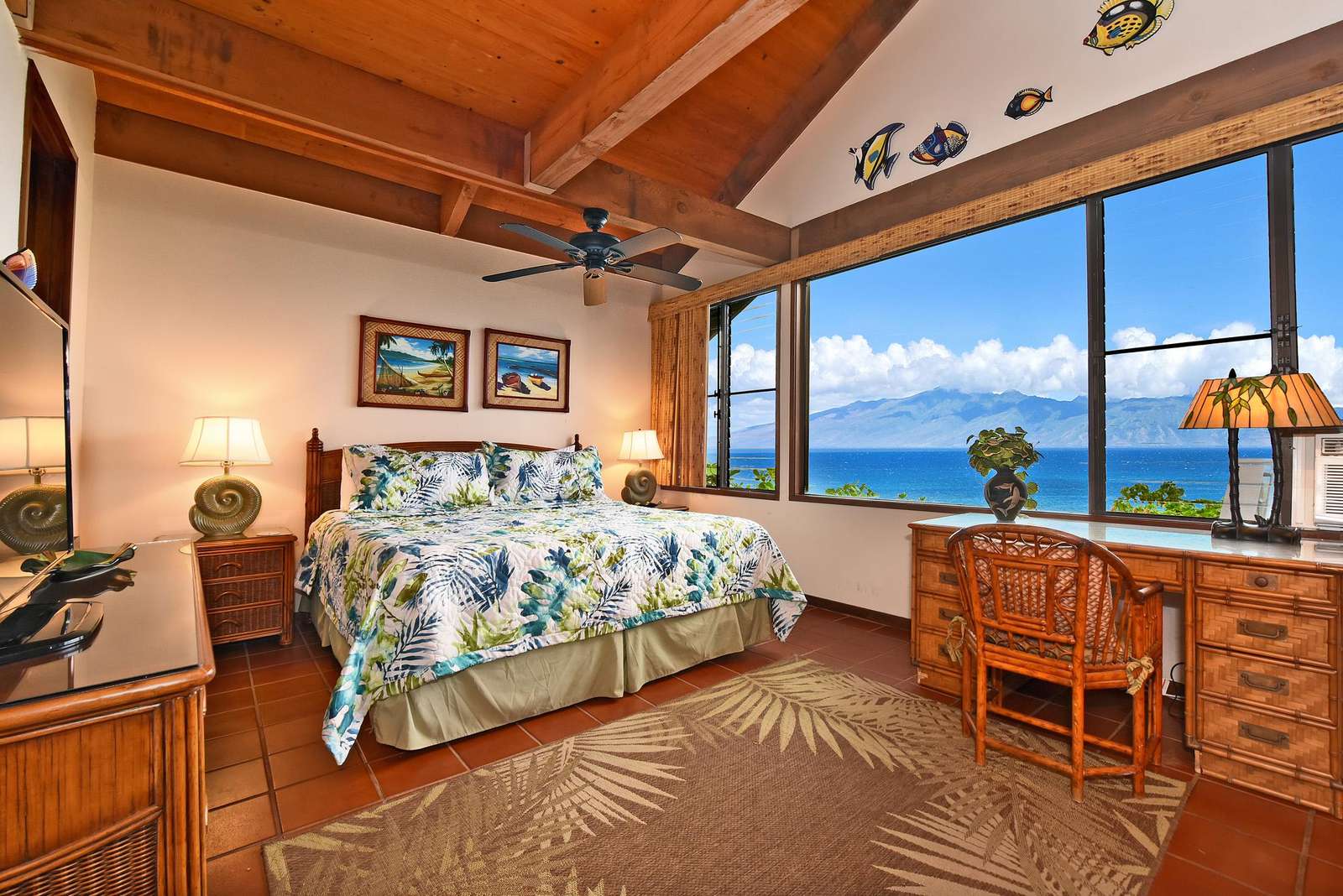 Master Bedroom w/Ocean Front View