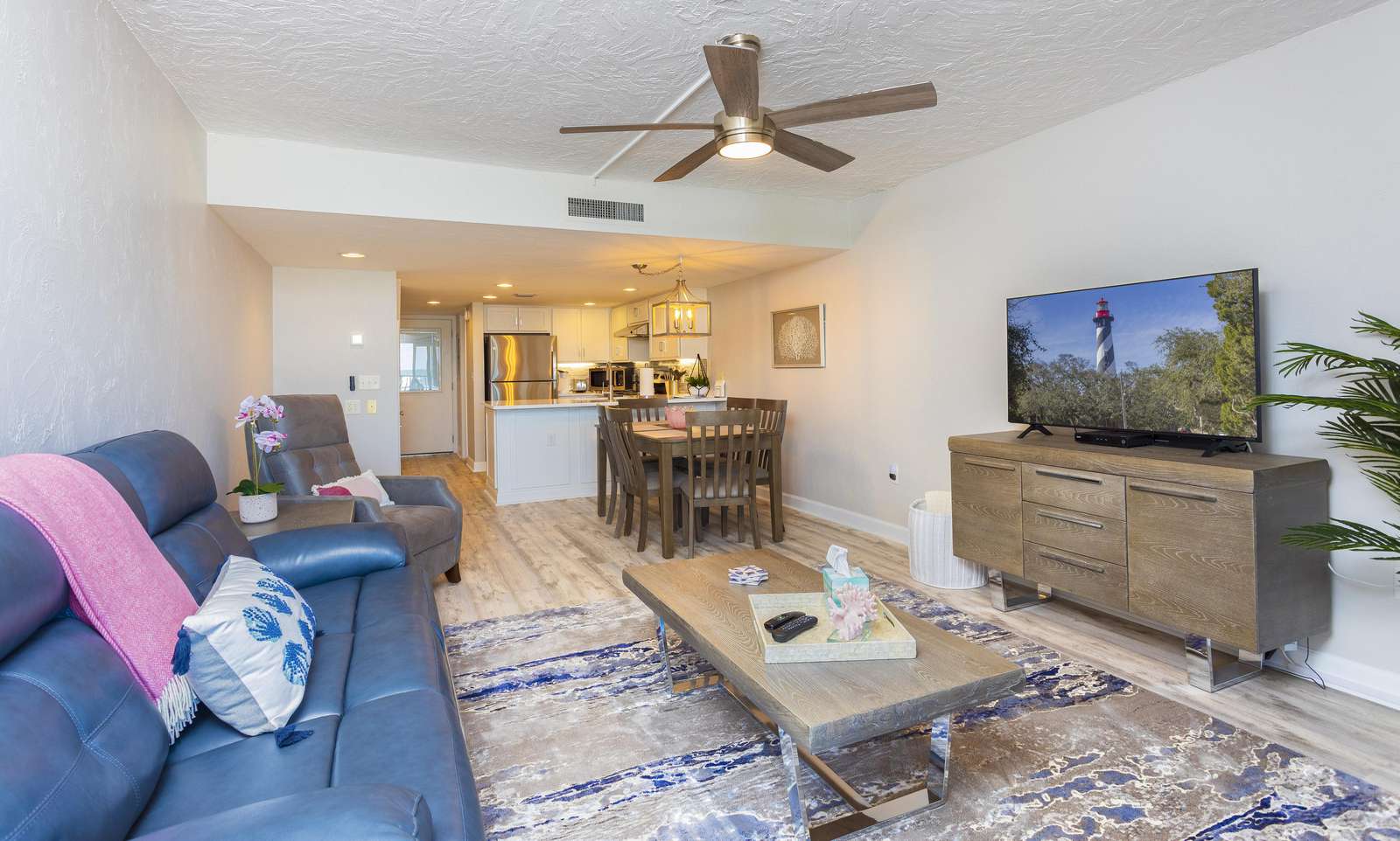 Main Living area features "Smart TV"