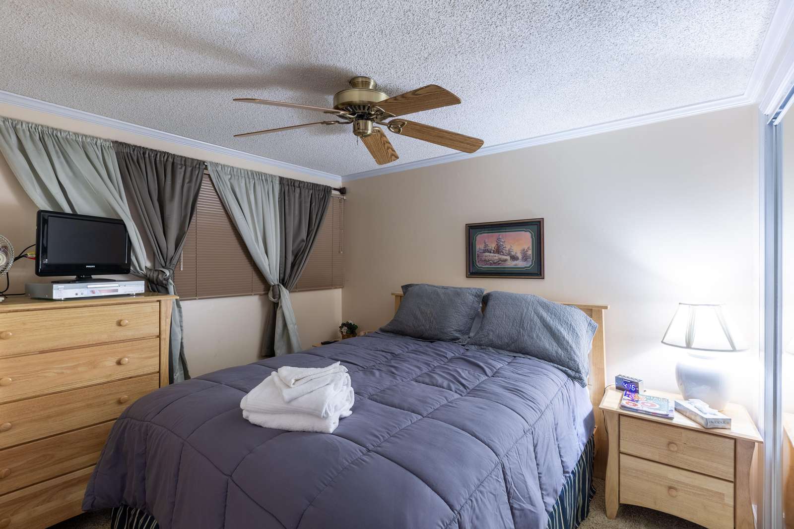 Bedroom #2 has an elegant design