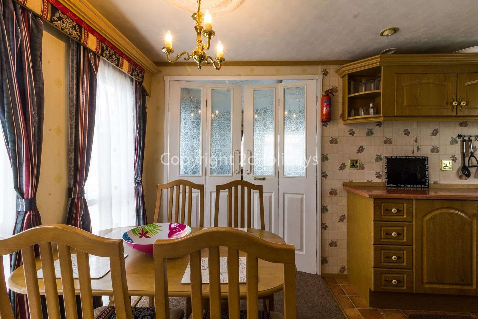 Spacious dining area!