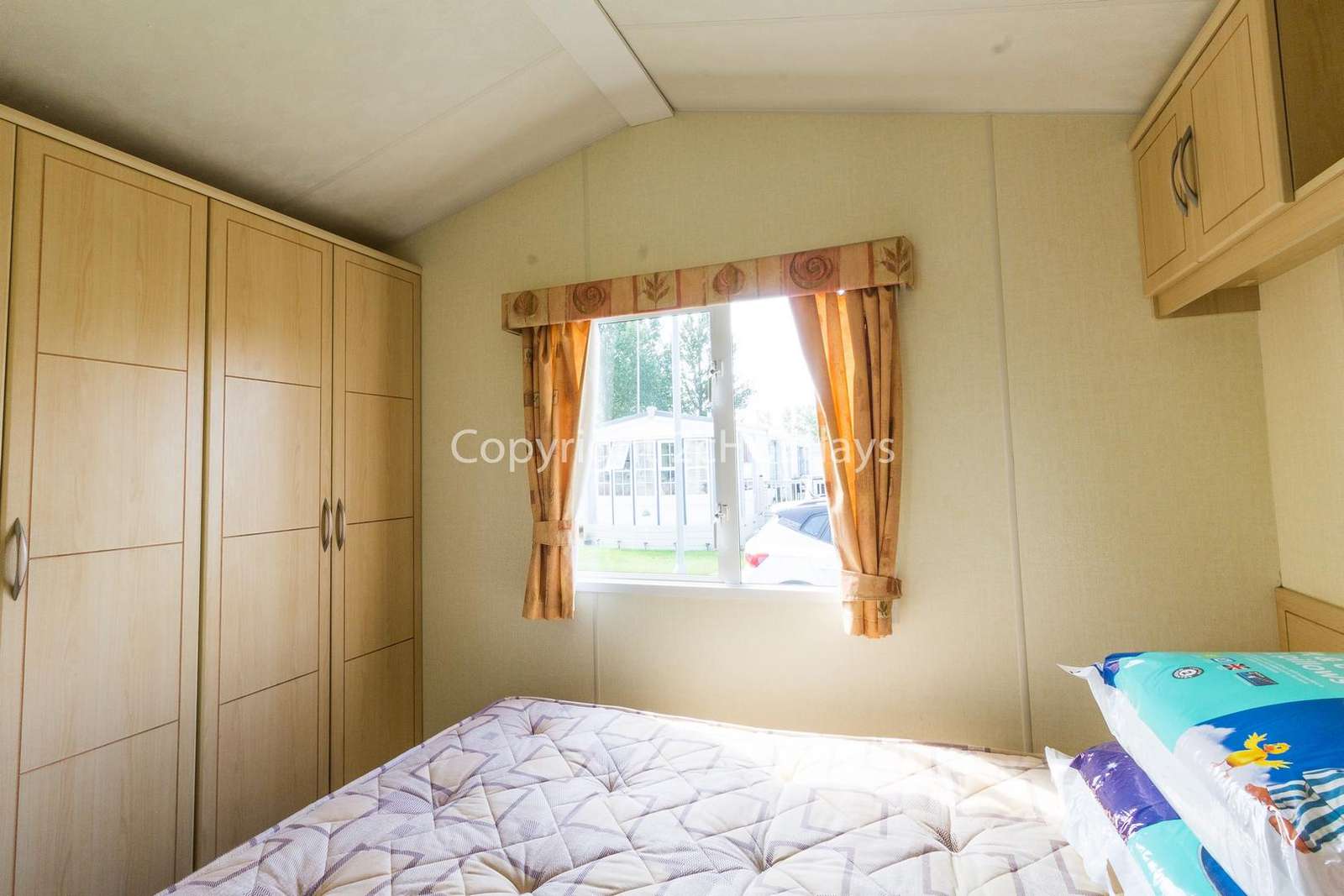 You can find plenty of storage in this master bedroom!