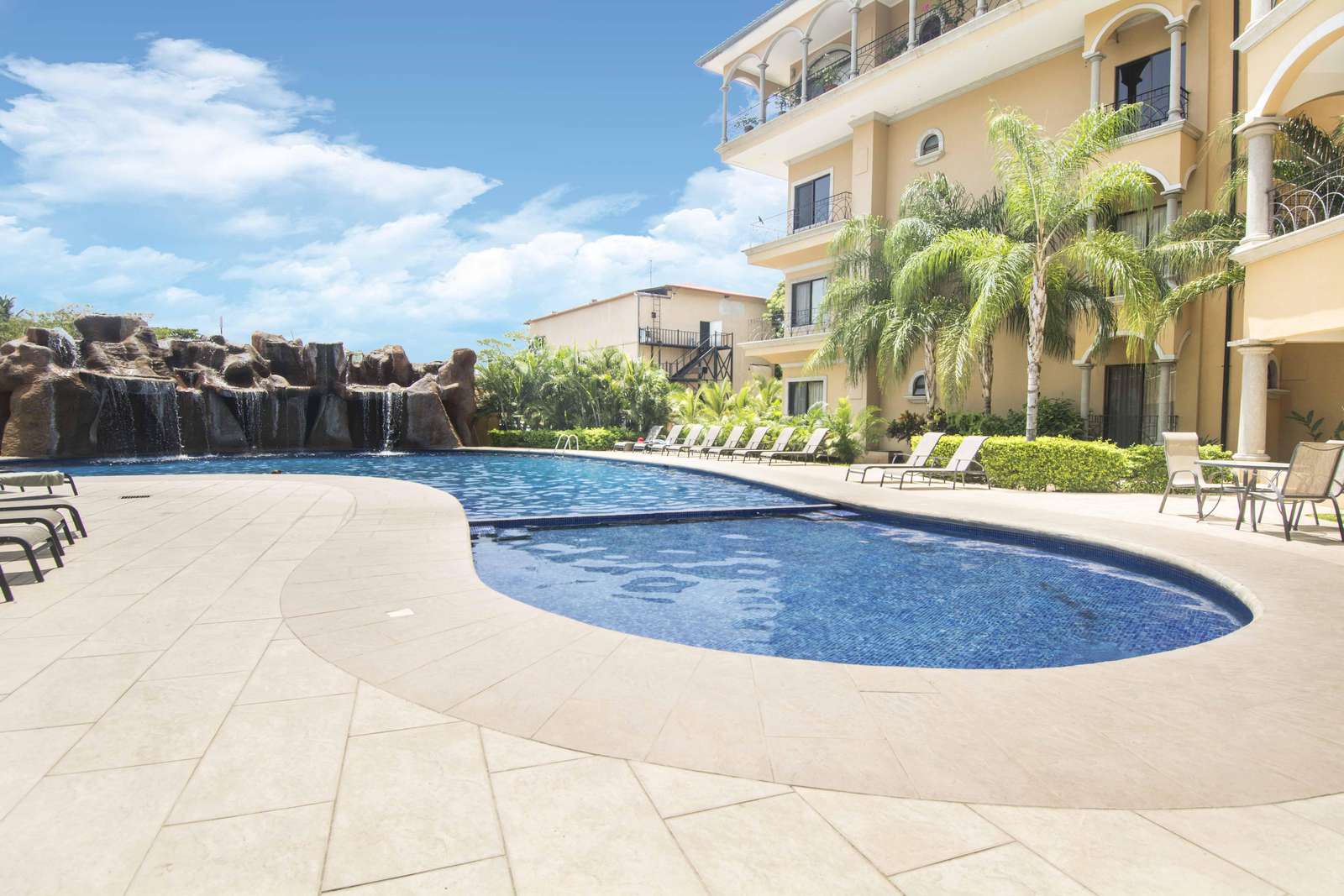 Large resort style pool