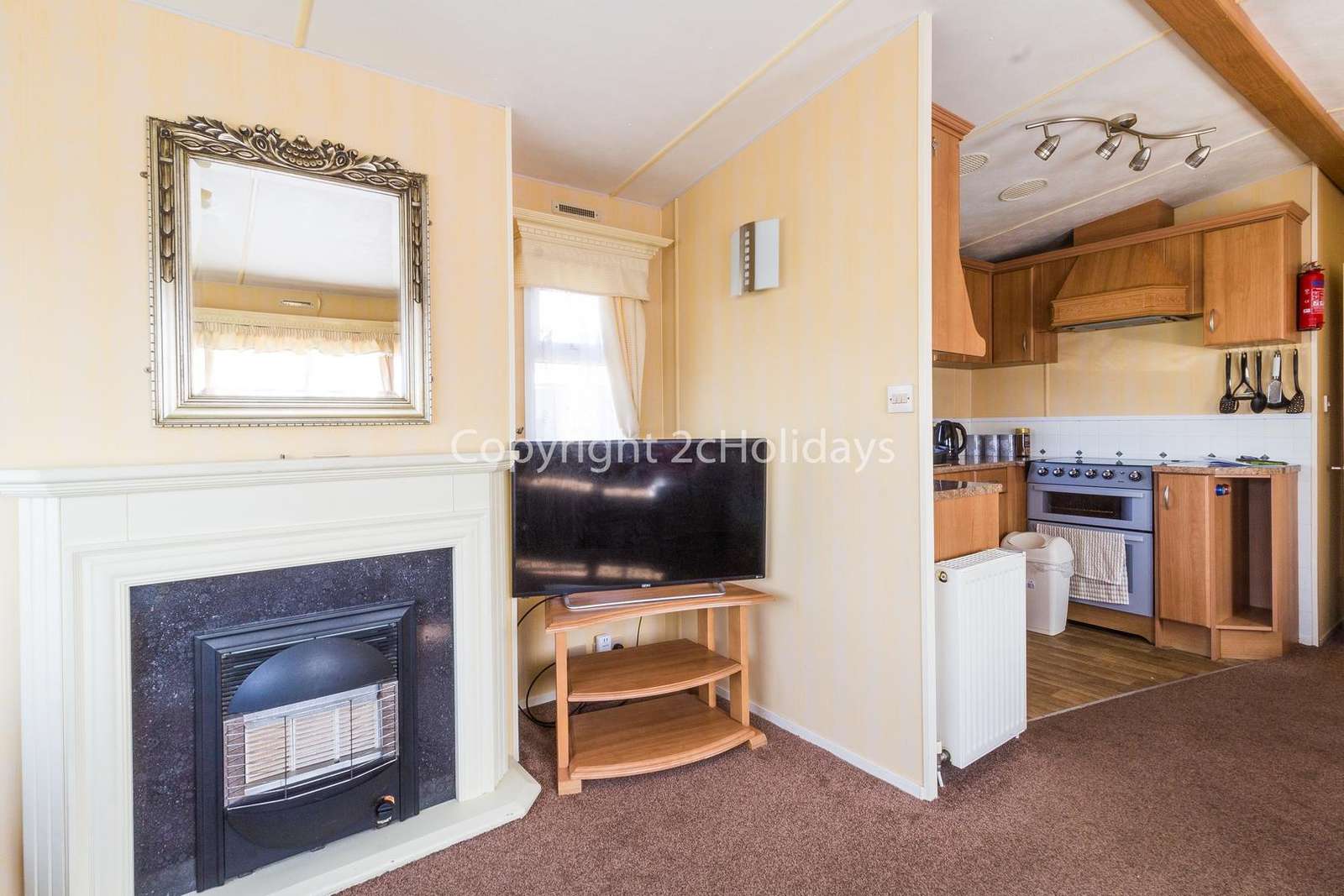 Come and say at this private accommodation at Seawick Holiday Park!