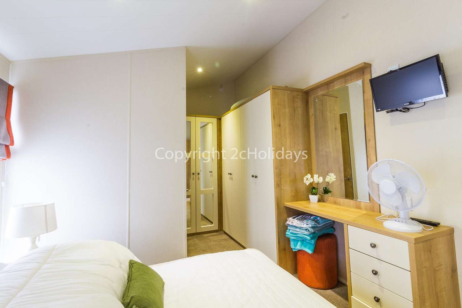 There's ample of storage in this master bedroom!