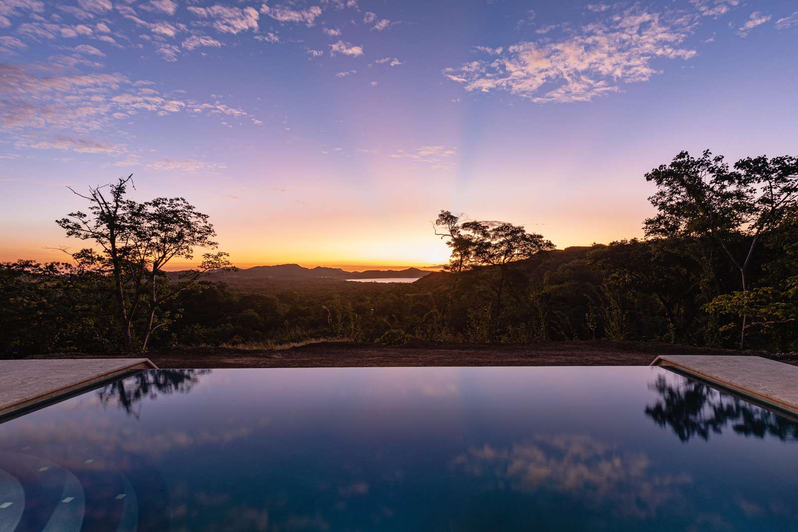 Amazing sunset ocean views from the pool at Miramar 30