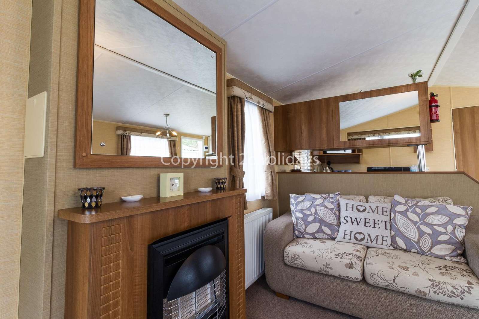 An open plan lounge and kitchen, ideal for families!