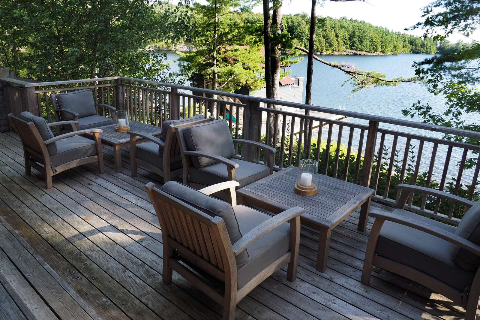 Main cottage deck