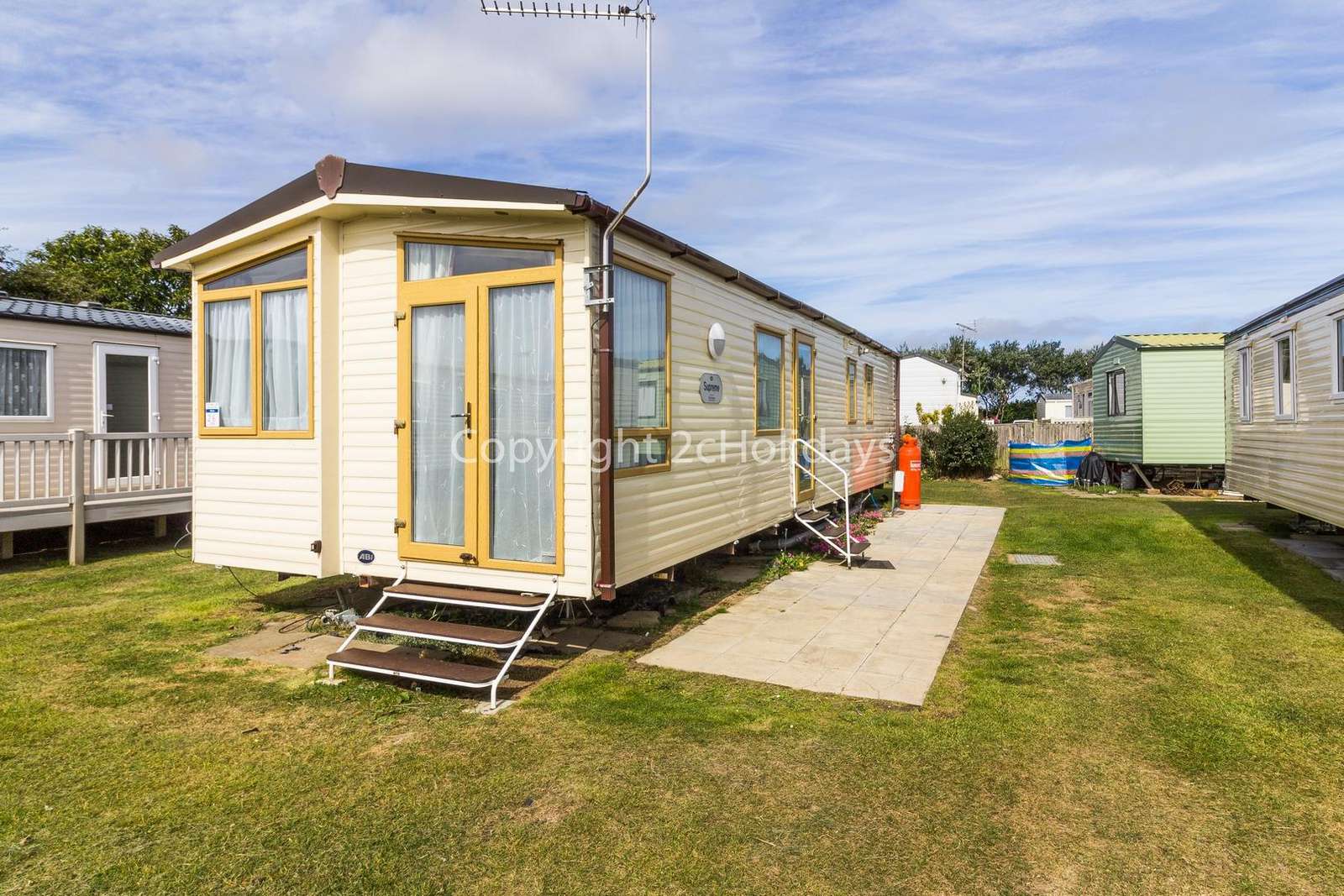 Diamond rated with parking available next to the accommodation